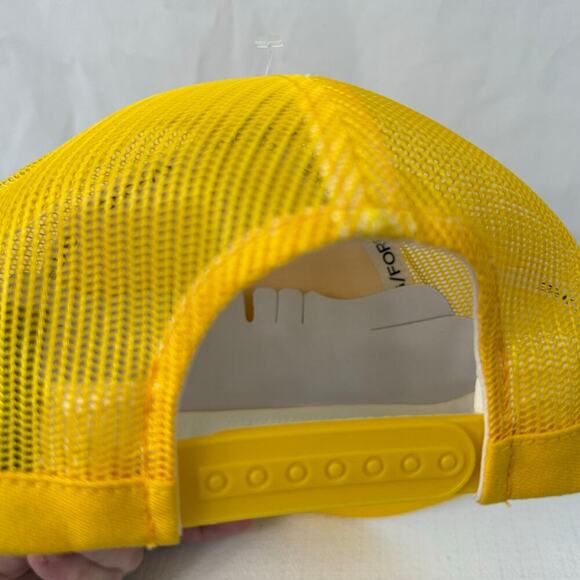 G Fore Snapback Hat Golf Los Angeles California Yellow Bear - Picture 5 of 10